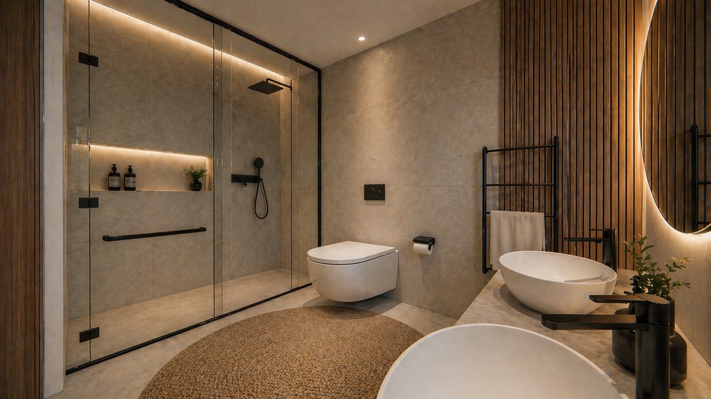 MH Apartments — casa de banho do T2