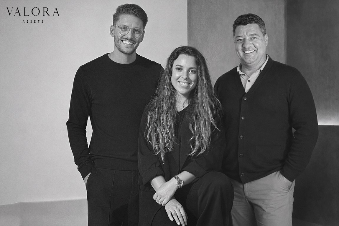 Pedro Carvalho, Vanessa Coelho e Fernando Coelho — Valora Assets Group